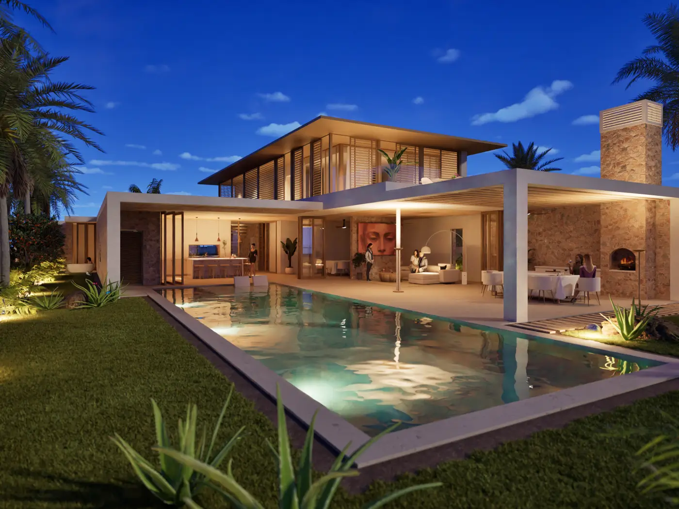 Private Villa at Tarafo Bay in Boa Vista, Cape Verde