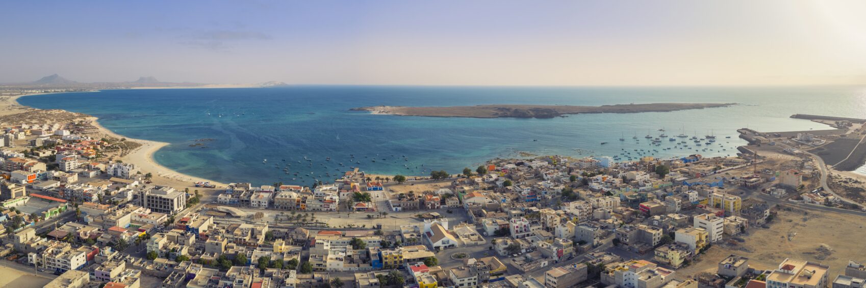 Panoramic view of Sal Rei Boa Vista